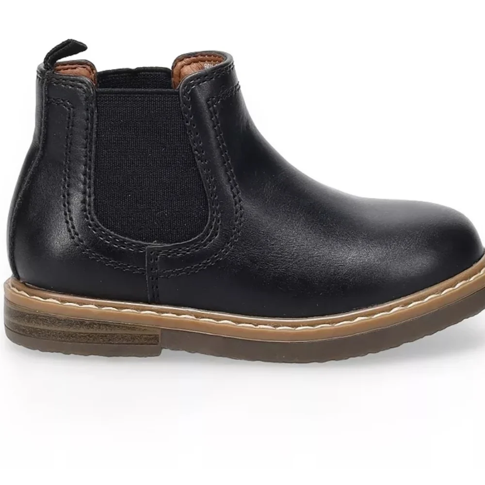 Jumping Beans Black Toddler Chelsea Boots - Unisex NWT